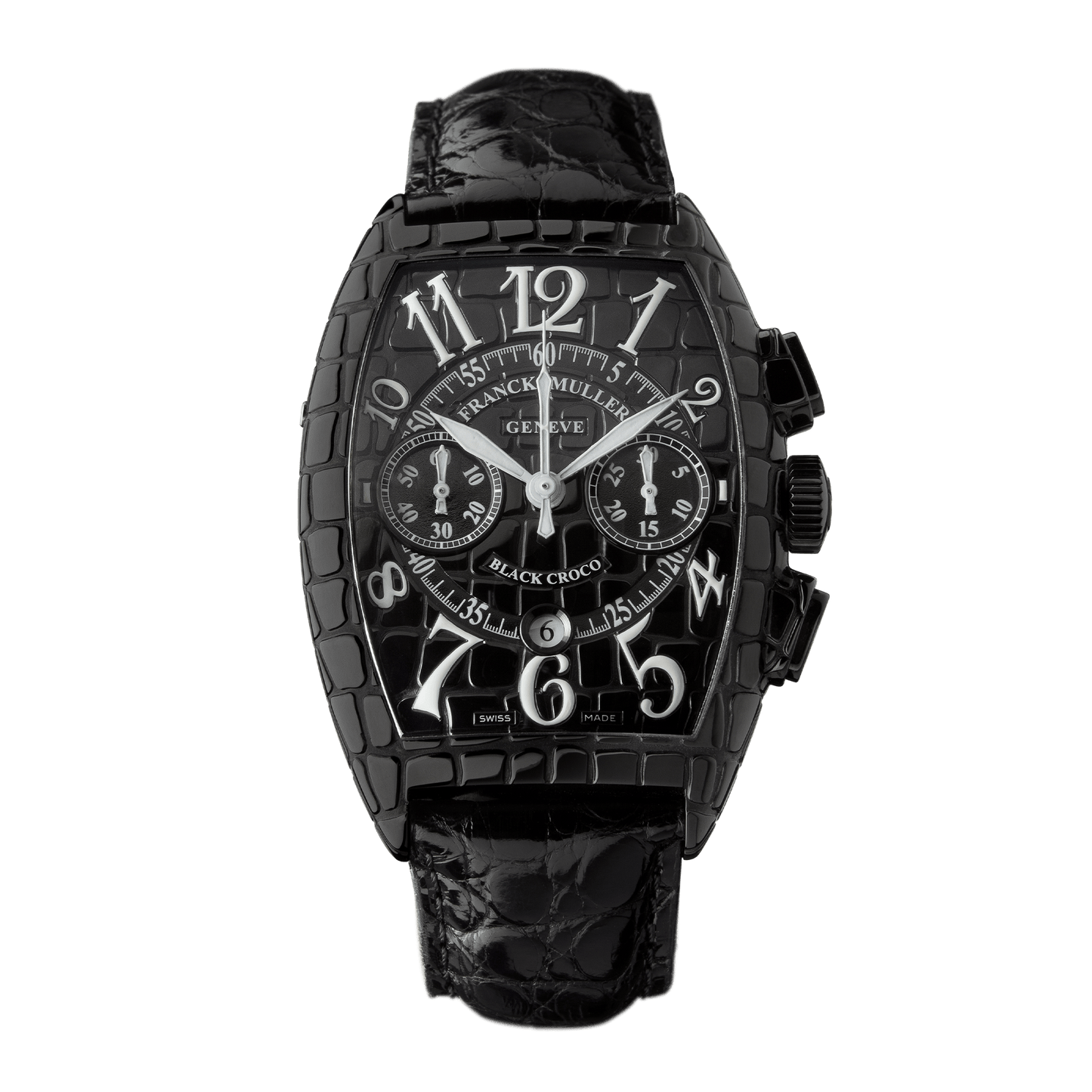 BLACK CROCO CHRONOGRAPH