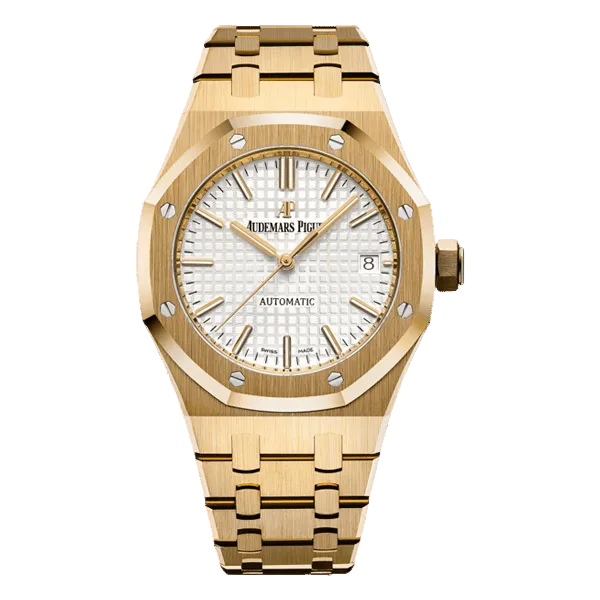 Audemars Piguet Watch | Royal Oak Selfwinding Yellow Gold Silver Dial