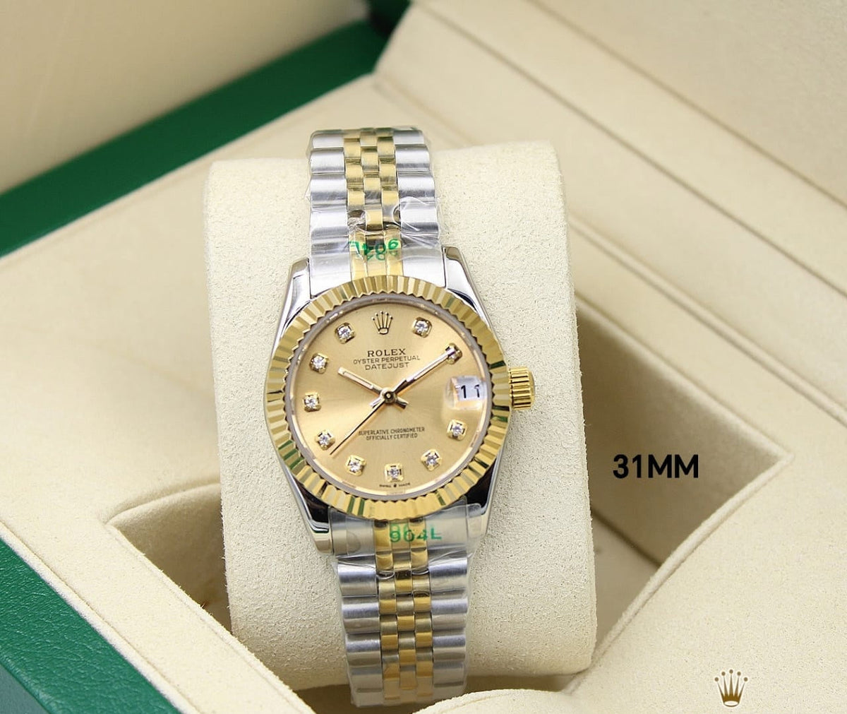 Rolex Lady-Datejust ? Two Tone & Champagne Diamond Dial