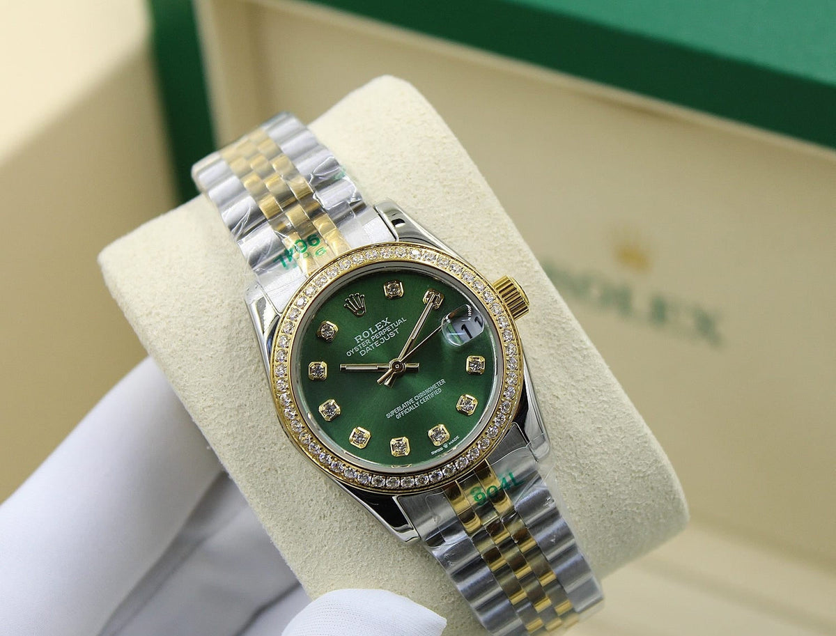 Rolex Lady-Datejust ? Olive Green Dial, Two Tone