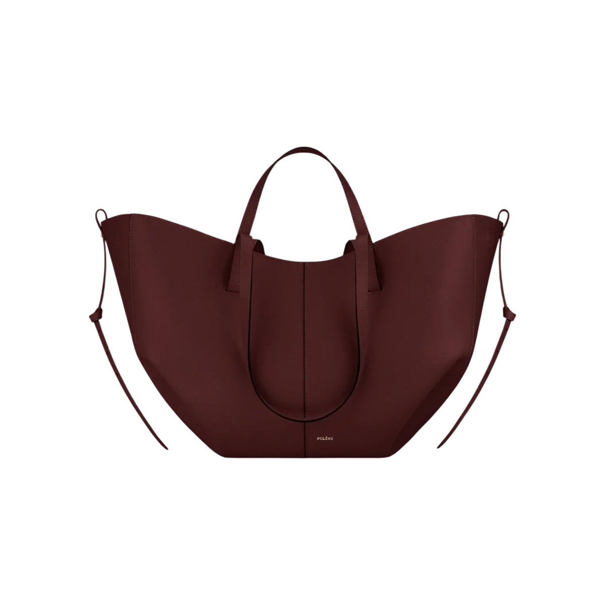 Polène Cyme Tote Bag – Black Cherry