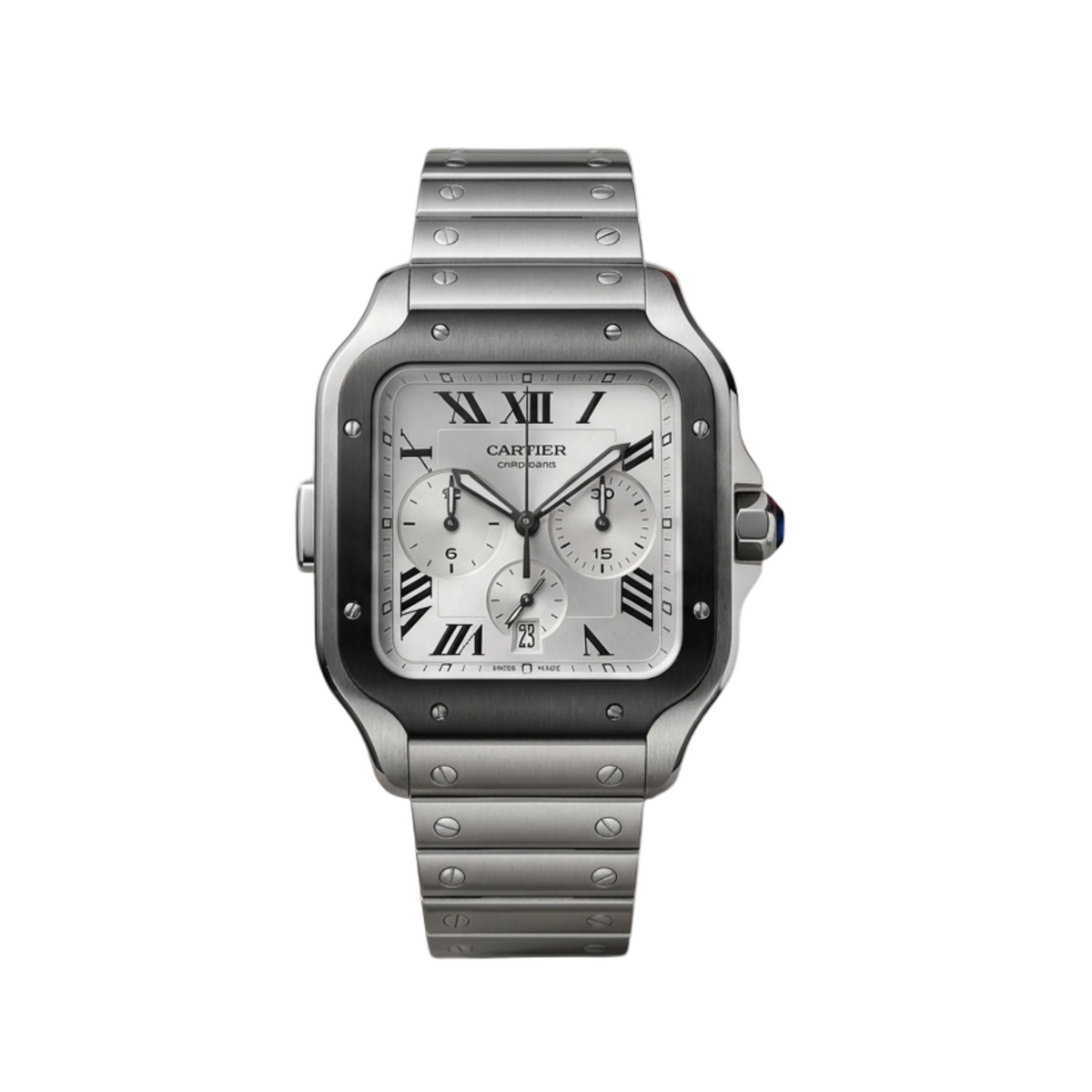Cartier | Santos de Cartier Chronograph Stainless Steel