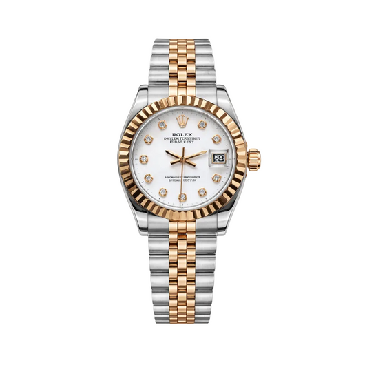 Rolex Watch | Datejust Diamond Bezel Rose Gold