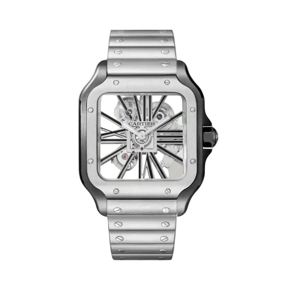Cartier Watch | Santos de Cartier Diamond Silver