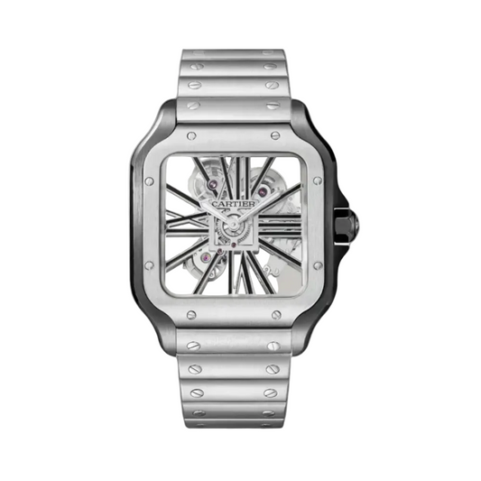 Cartier Watch | Santos de Cartier Diamond Silver