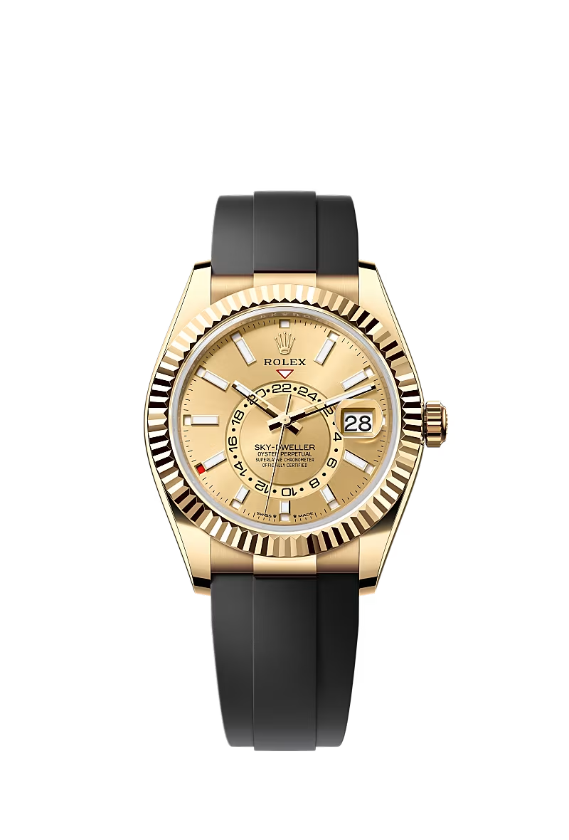 Rolex 326238 Sky Dweller 42mm Gold Kadran