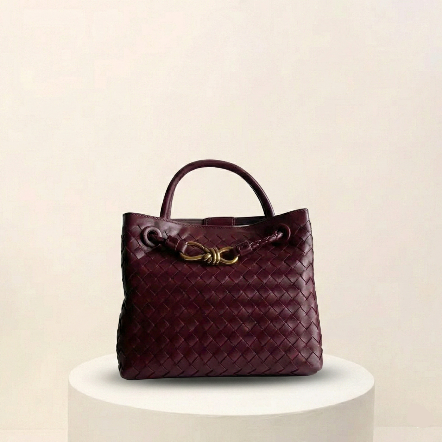 Winter Edition Bag – Burgundy, 24 cm