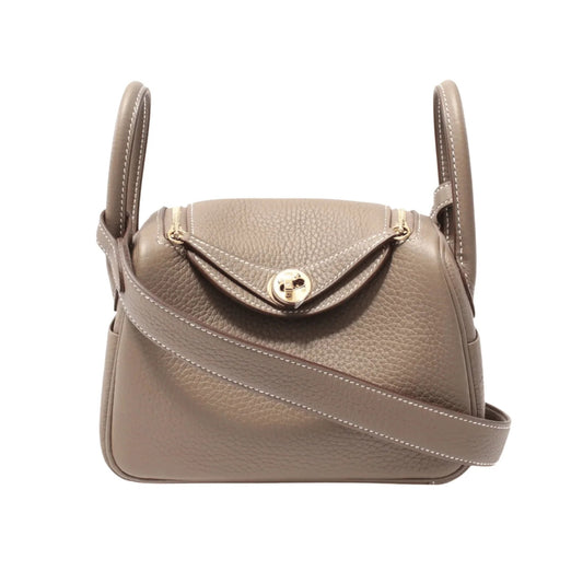 Hermès Bag_Mini Lindy Elephant Gray