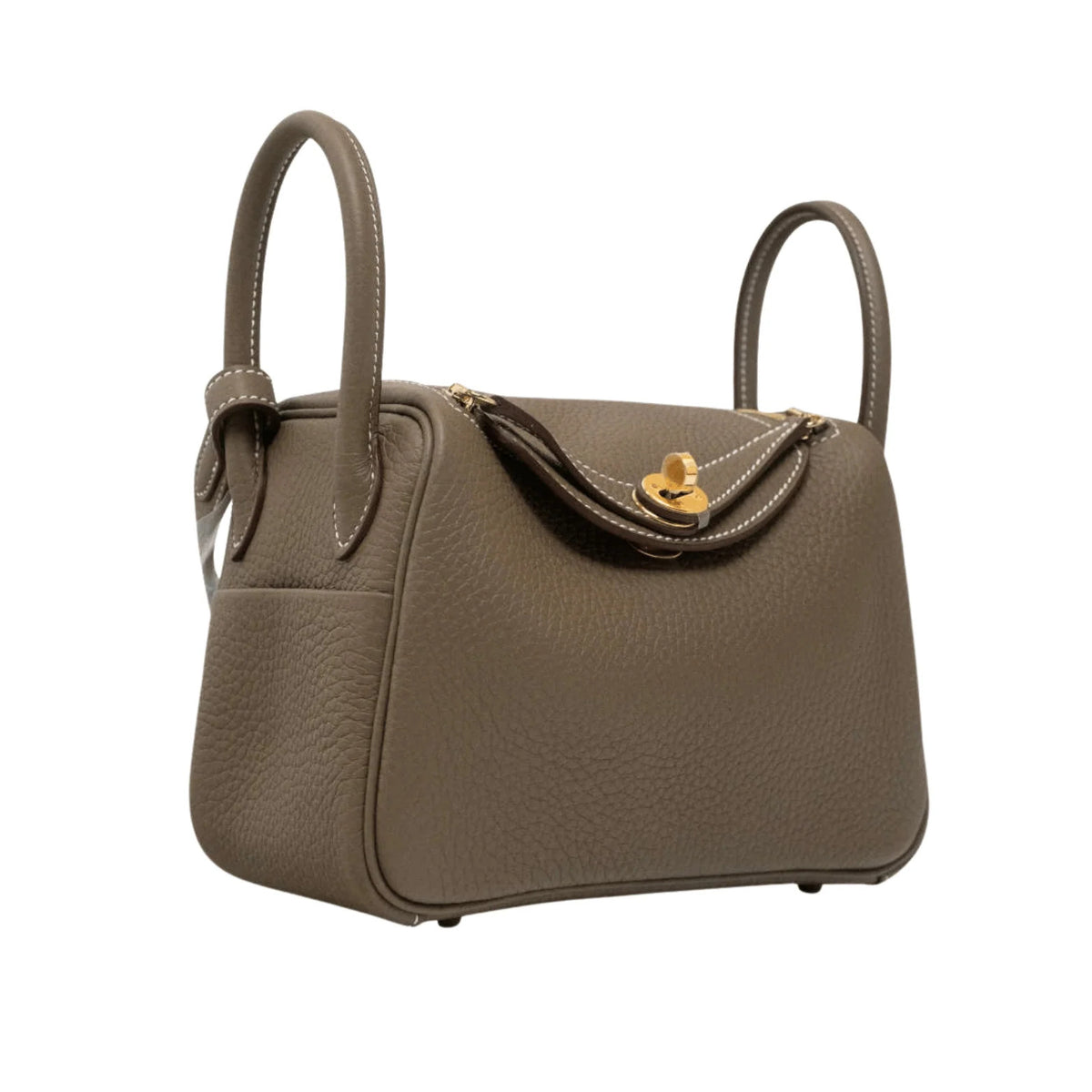 Hermès Bag_Mini Lindy Elephant Gray