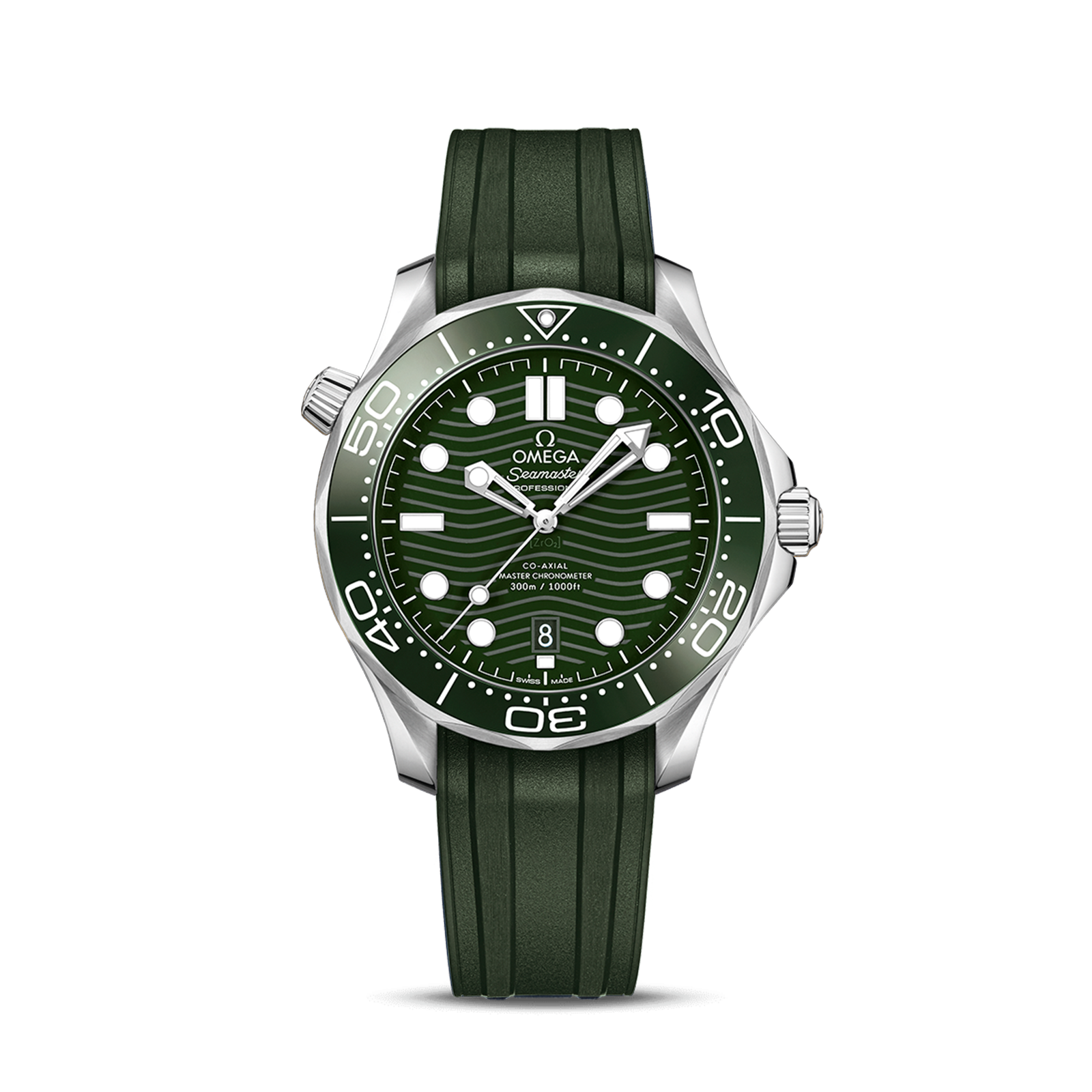 Omega 210.32.42.20.10.001 Seamaster Diver 300M Co Axial Master Green - New