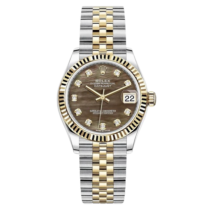 Rolex Lady-Datejust ? Two Tone & Dark Grey Dial