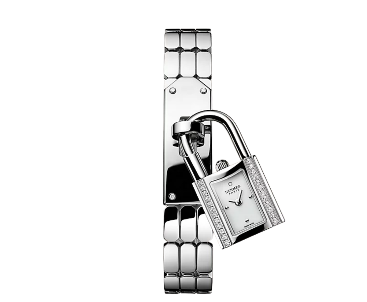Hermes Kelly Mini Ladies Watch ? Silver Tone