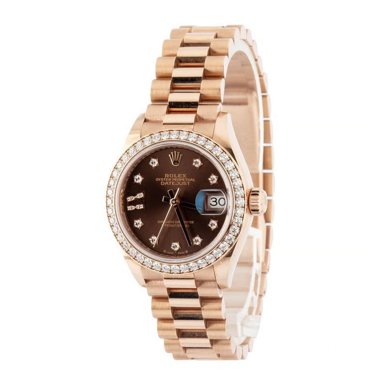 Rolex Lady-Datejust ? Everose Tone & Diamond Detail