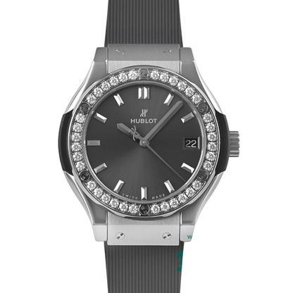 Hublot Classic Fusion Ladies Watch ? Racing Grey & Diamond Detail