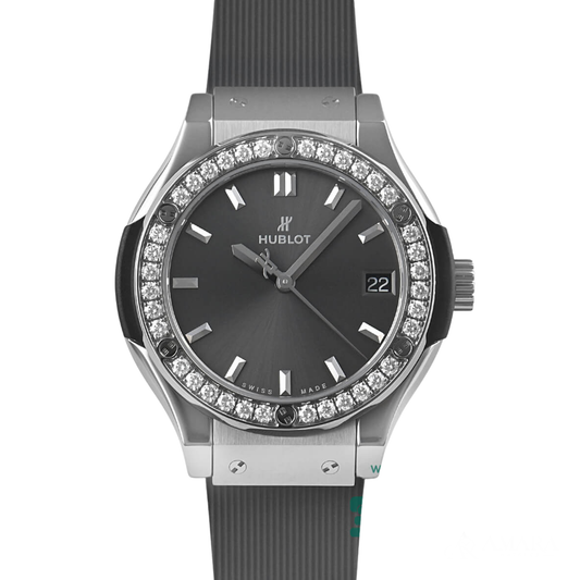 Hublot Classic Fusion Ladies Watch ? Racing Grey & Diamond Detail