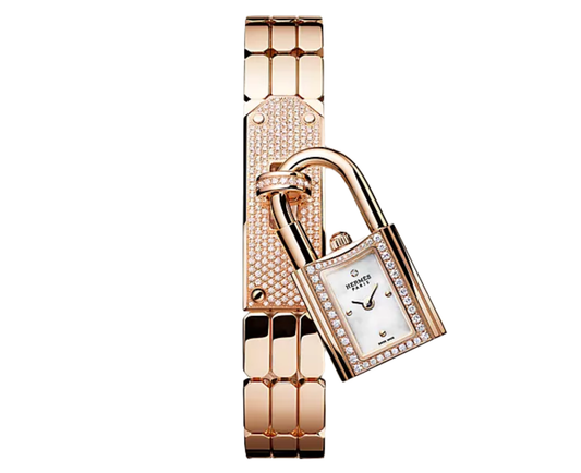 Hermes Kelly Ladies Watch ? Rose Gold Tone & Diamond Detail