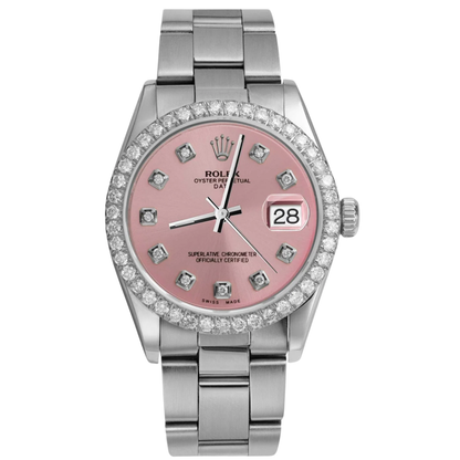 Rolex Lady-Datejust ? Pink Diamond Dial & Diamond Bezel