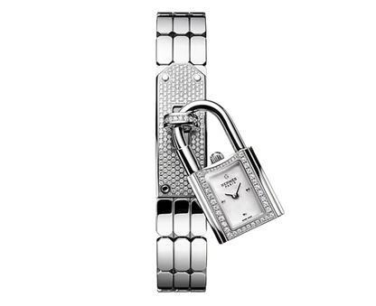 Hermes Kelly Ladies Watch ? Diamond Detail