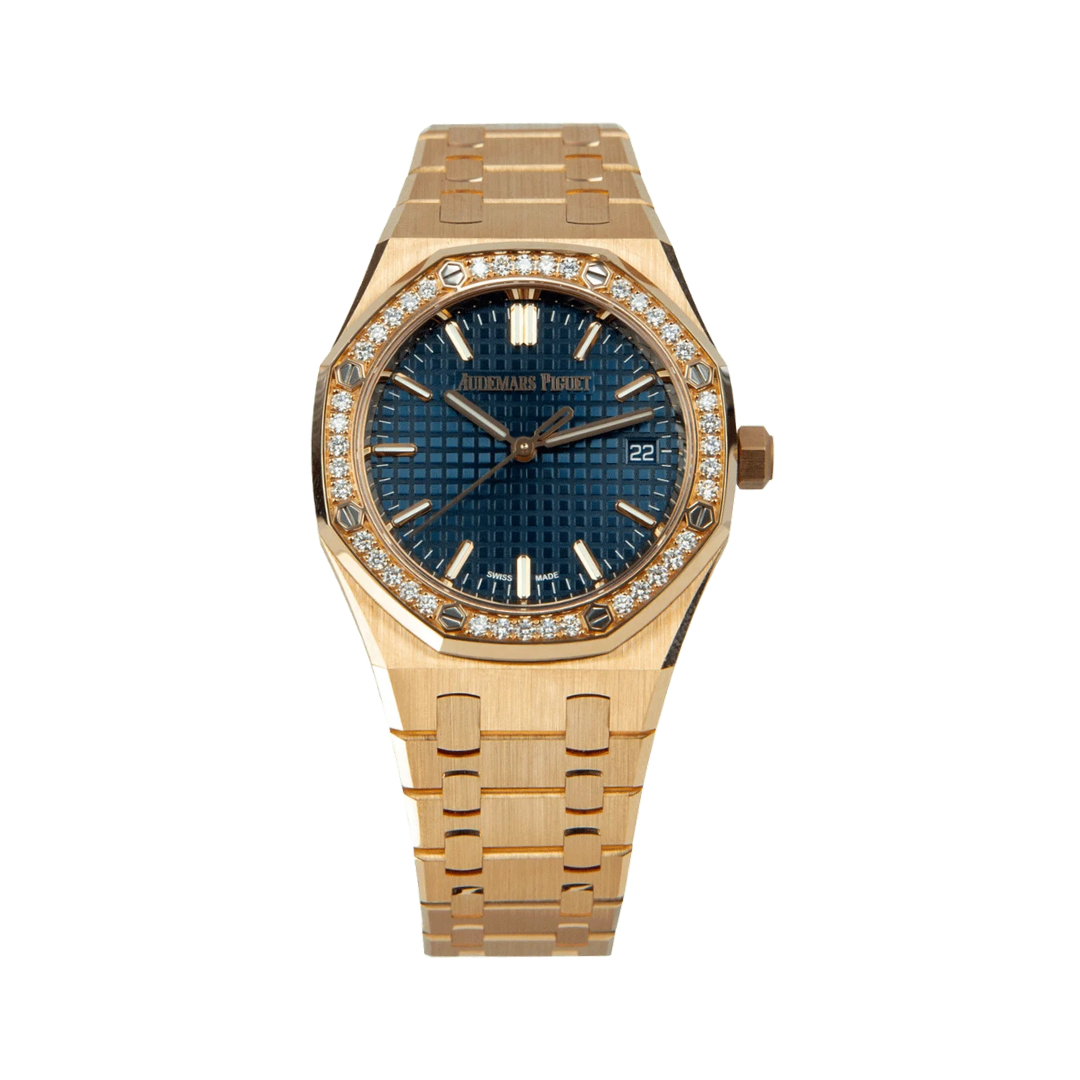 Audemars Piguet Royal Oak ? Gold-Tone & Royal Blue