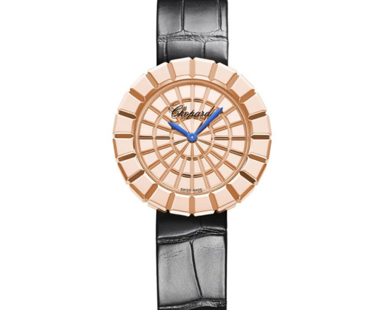 Chopard Ladies Watch ? Mosaic Dial & Textured Leather Strap