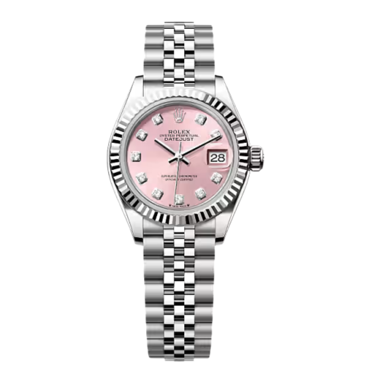 Rolex Lady-Datejust ? Pink Dial, Steel Tone