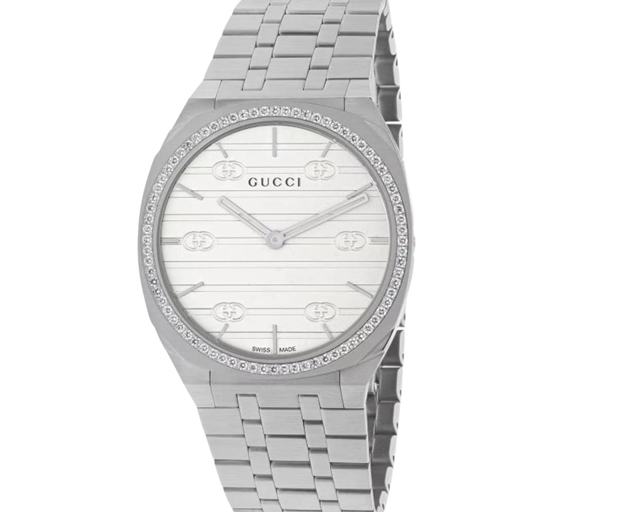 Gucci 25H Ladies Watch ? Silver Tone