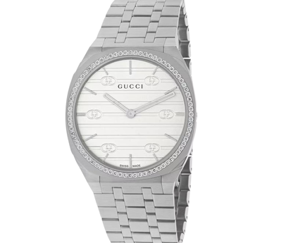 Gucci 25H Ladies Watch ? Silver Tone