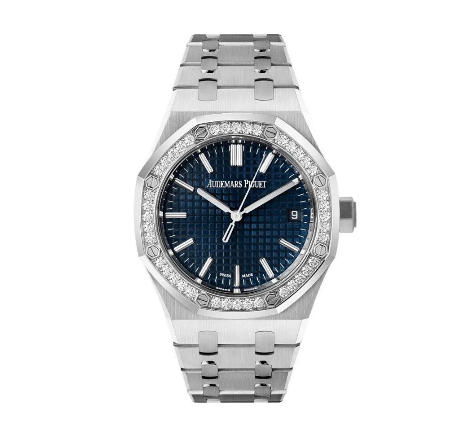 Audemars Piguet Royal Oak ? Silver & Royal Blue