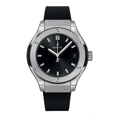 Hublot Classic Fusion Ladies Watch ? Black Dial & Rubber Strap