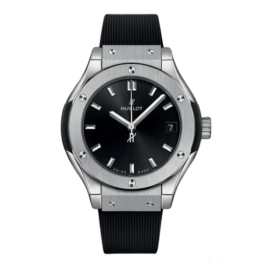 Hublot Classic Fusion Ladies Watch ? Black Dial & Rubber Strap