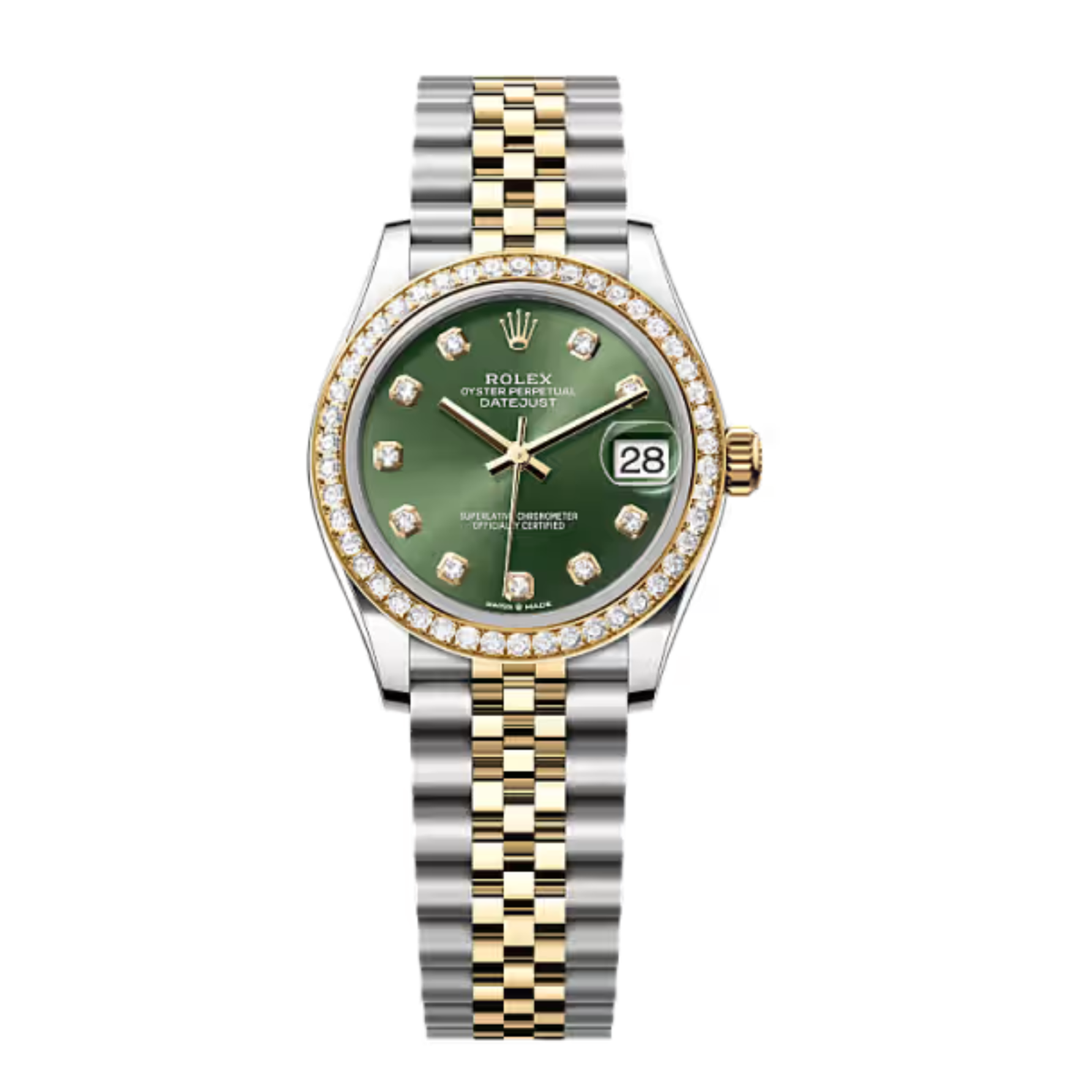 Rolex Lady-Datejust ? Olive Green Dial, Two Tone