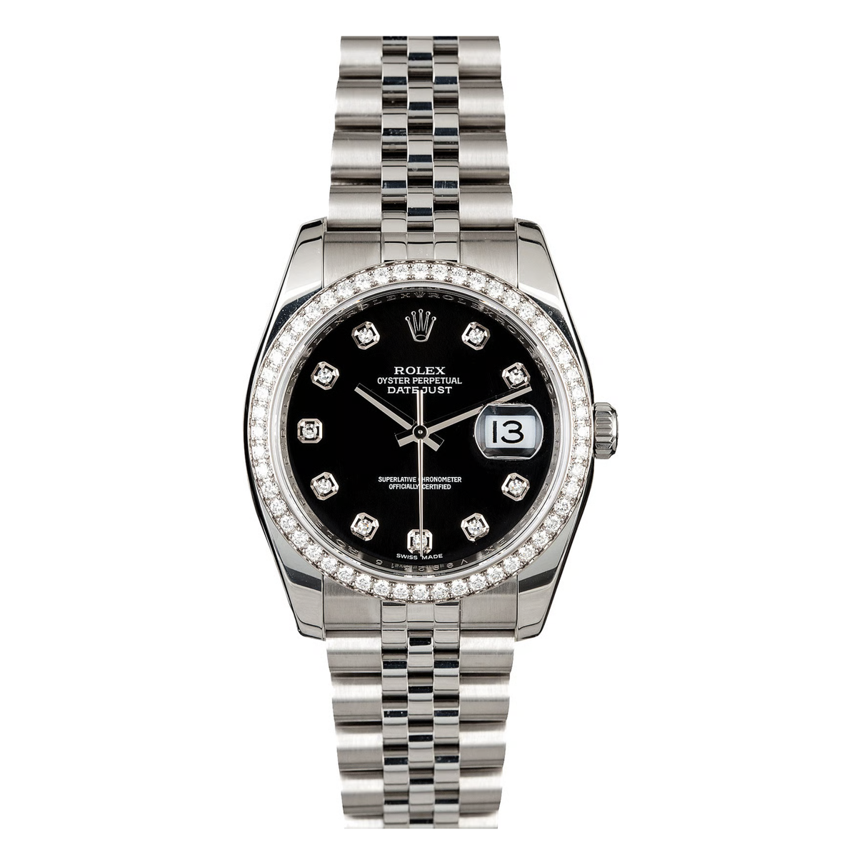 Rolex Lady-Datejust ? Black Dial & Diamond Bezel