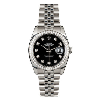 Rolex Lady-Datejust ? Black Dial & Diamond Bezel