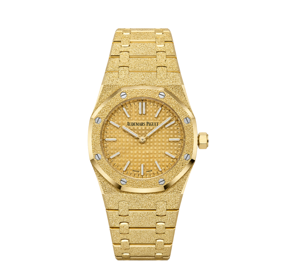 Audemars Piguet Royal Oak Mini Frosted Gold Quartz