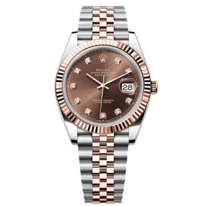 Rolex Lady-Datejust ? Everose Two Tone & Chocolate Dial