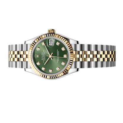 Rolex Lady-Datejust ? Green Gem Dial, Two Tone