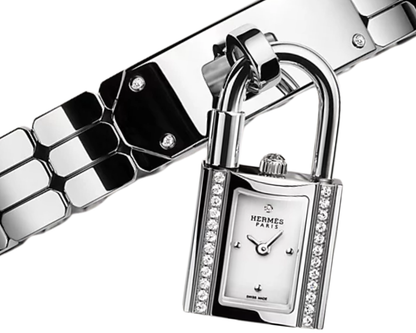Hermes Kelly Mini Ladies Watch ? Silver Tone