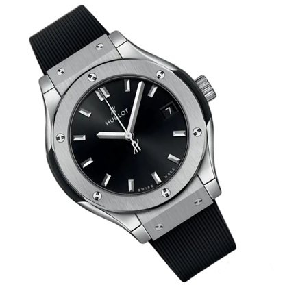 Hublot Classic Fusion Ladies Watch ? Black Dial & Rubber Strap