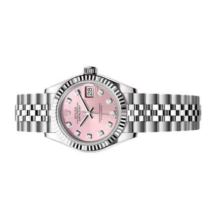 Rolex Lady-Datejust ? Pink Sunray Dial, Steel Tone