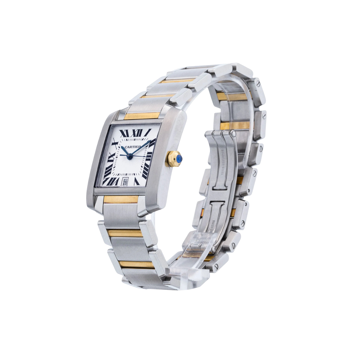 Cartier Tank Fran‡aise Ladies Watch ? Two Tone