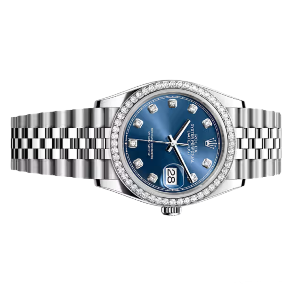Rolex Lady-Datejust ? Blue Dial & Diamond Detail