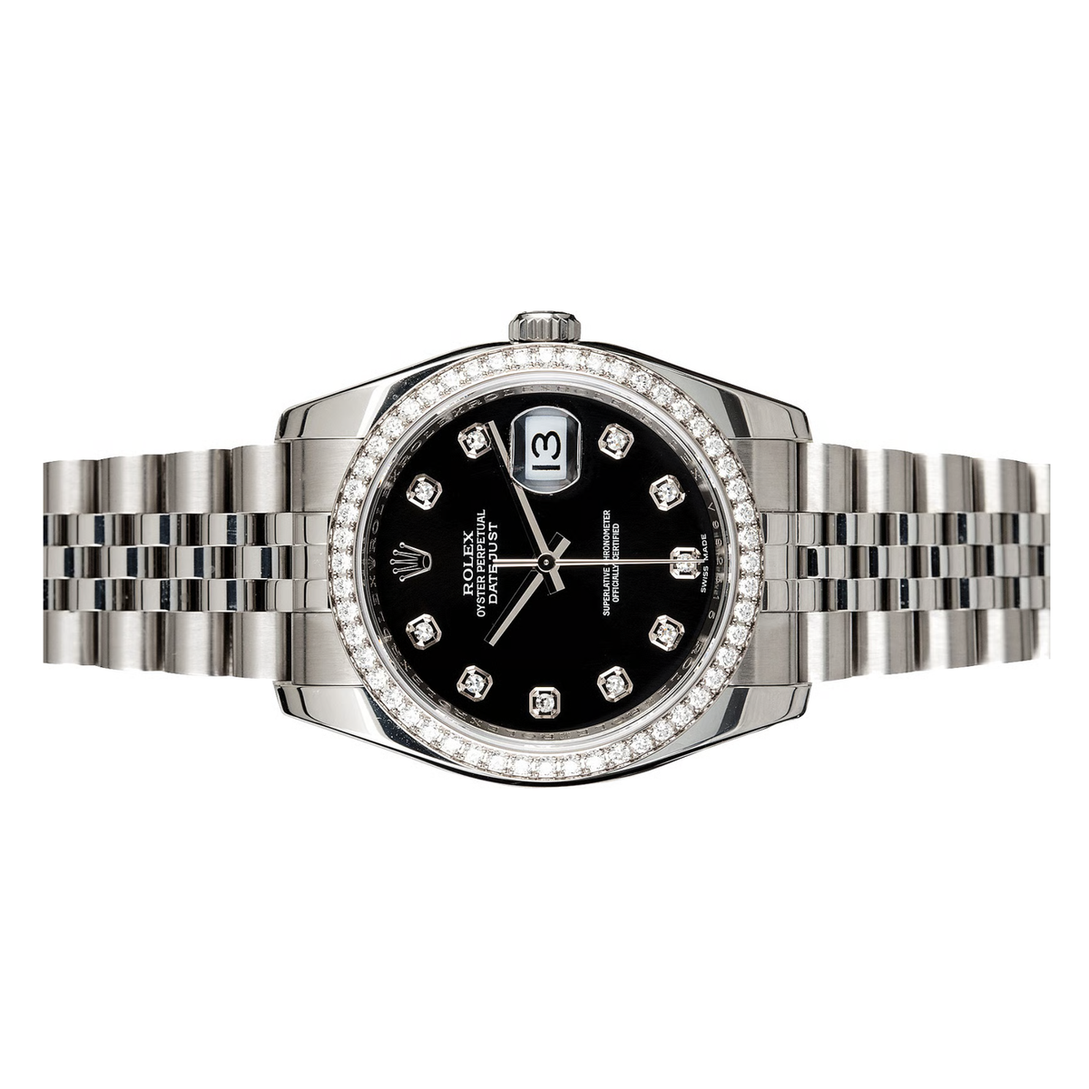 Rolex Lady-Datejust ? Black Dial & Diamond Bezel