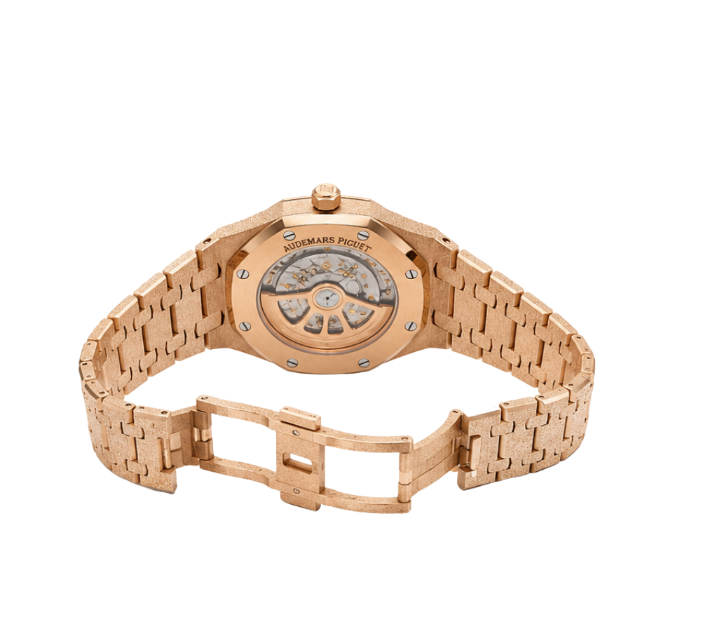 Audemars Piguet Royal Oak Mini Frosted Rose Gold Quartz