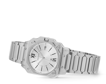 Gucci G-Flat Ladies Watch ? Silver Dial