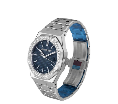 Audemars Piguet Royal Oak ? Silver & Royal Blue