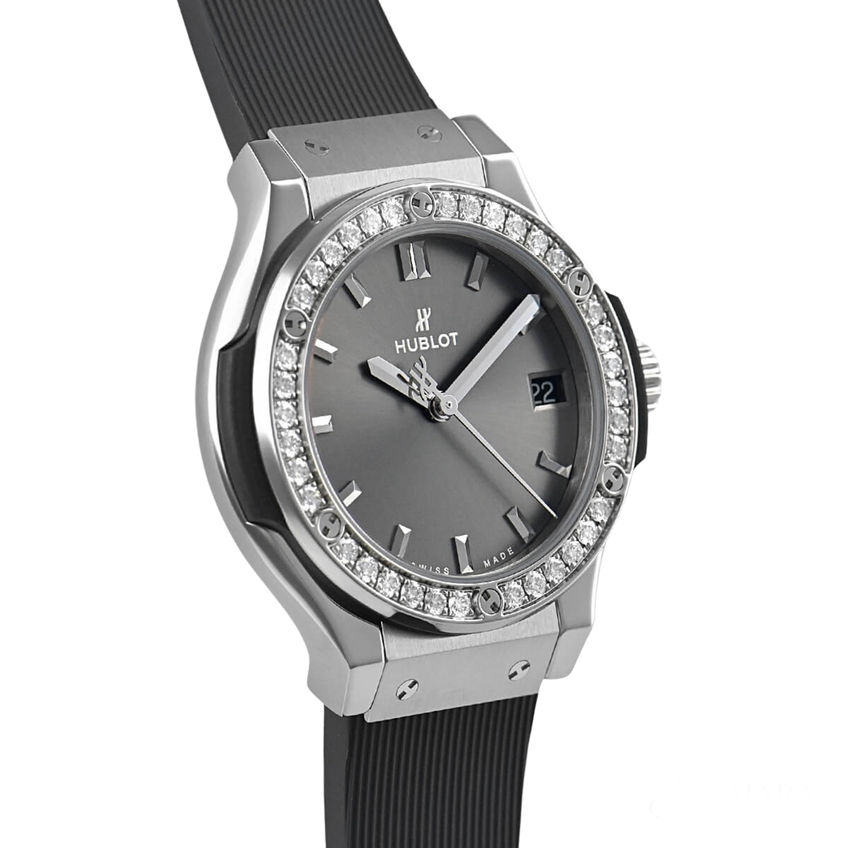 Hublot Classic Fusion Ladies Watch ? Racing Grey & Diamond Detail