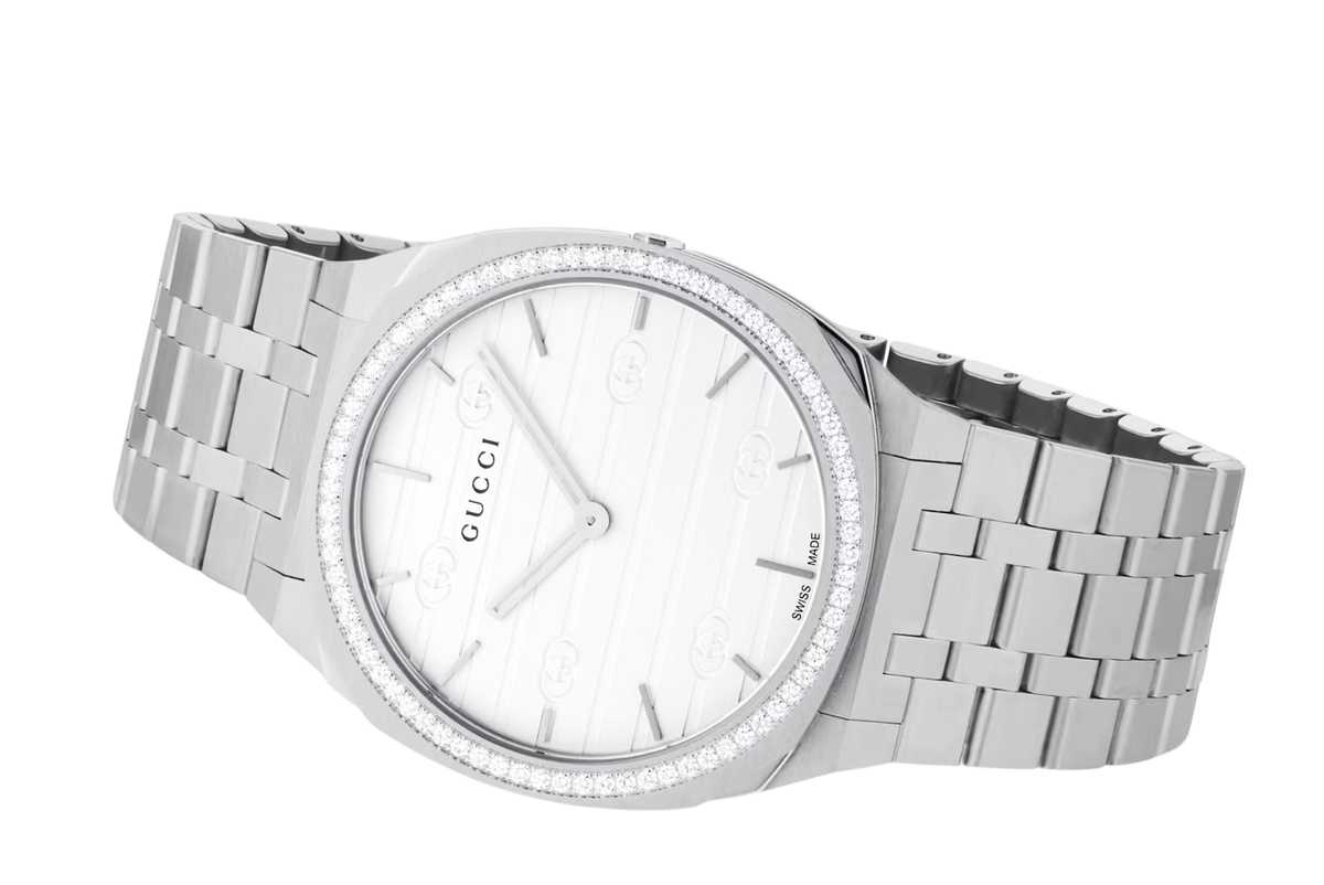 Gucci 25H Ladies Watch ? Silver Tone