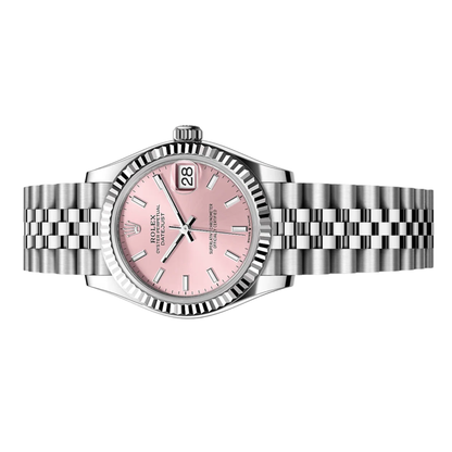Rolex Lady-Datejust ? Pink Dial, White Gold Tone