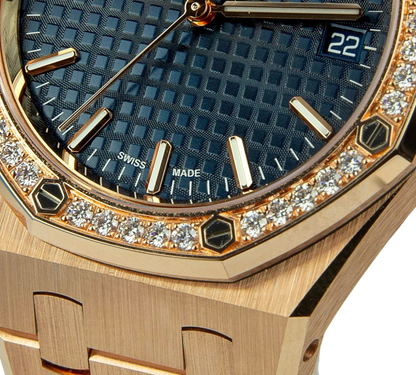 Audemars Piguet Royal Oak ? Gold-Tone & Royal Blue