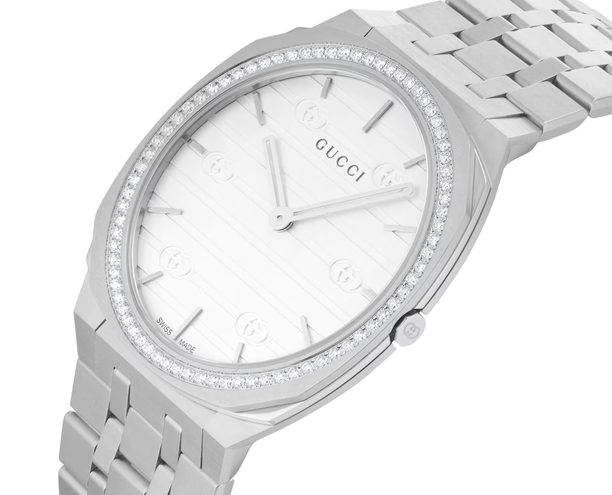 Gucci 25H Ladies Watch ? Silver Tone